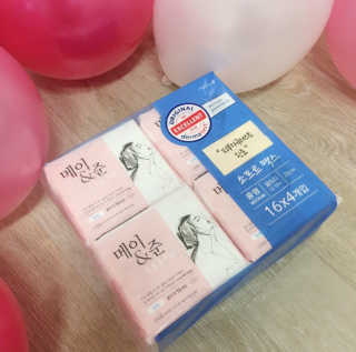 메이앤준 소프트맥스 생리대 — 4점을 준 리뷰어가 2019년 4월 올린 사용 사진
