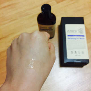 아미니 오일워시 시리즈 400ml（3종 중 1종 랜덤발송 — 4.5점을 준 리뷰어가 2016년 10월 올린 사용 사진