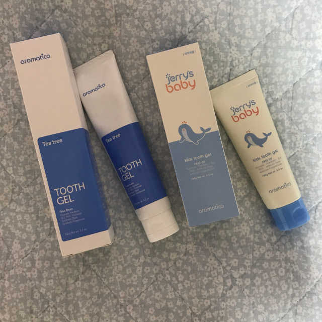 아로마티카 치약+제리스베이비 어린이 치약SET 리뷰 사진