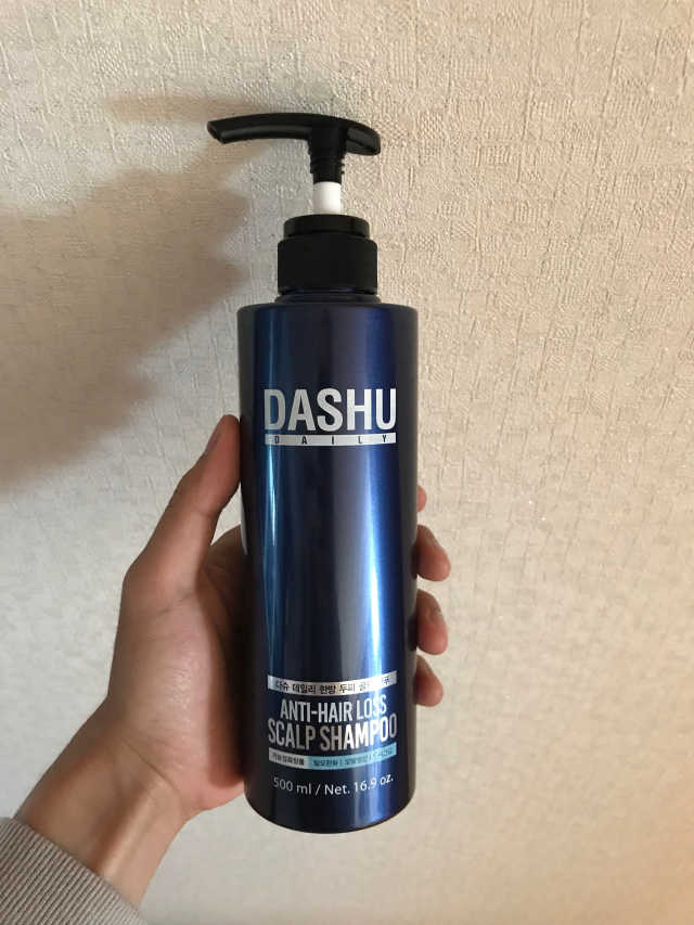 다슈 데일리 한방 두피 골드 샴푸 500ml 리뷰 사진