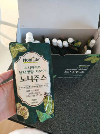 장수농가 남태평양 사모아 노니 원액 1L or 200mlx10팩 중 택 1 — 5점을 준 리뷰어가 2019년 1월 올린 사용 사진