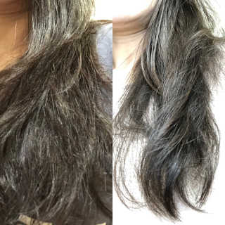 홈앤살롱 집에서 하는 모발클리닉 디스 이즈 앝 — 4점을 준 리뷰어가 2019년 8월 올린 사용 사진
