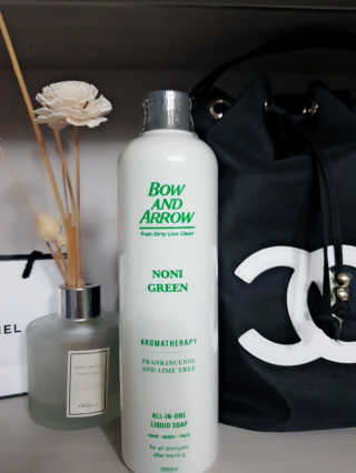 보우앤애로우 아로마테라피 올인원 리퀴드 솝 - 노니 그린 500ml — 4점을 준 리뷰어가 2019년 11월 올린 사용 사진