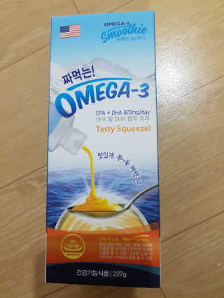 오메가-3스무디 [오메가스무디] 짜먹는 오메가3 DHA 임산부 어린이 — 5점을 준 리뷰어가 2019년 3월 올린 사용 사진
