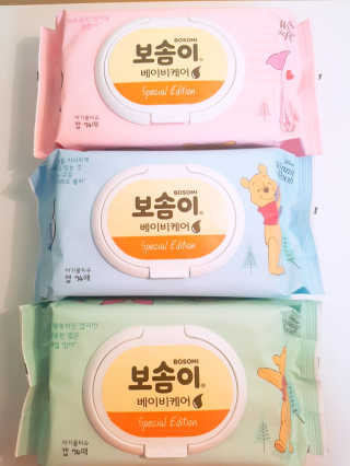 보솜이 아기물티슈 베이비케어 푸에디션 캡 74매 10입 — 5점을 준 리뷰어가 2019년 4월 올린 사용 사진