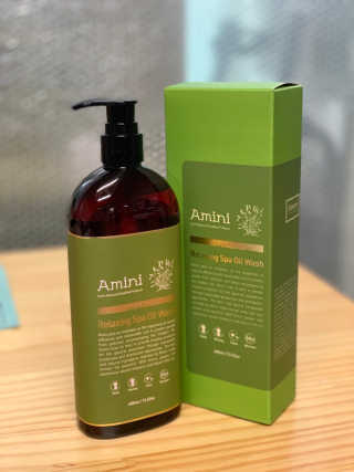 아미니 오일워시 시리즈 400ml（3종 중 1종 랜덤발송 — 5점을 준 리뷰어가 2019년 8월 올린 사용 사진
