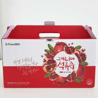 프롬바이오 오직 석류만 [그대로100 석류즙] 하루 1포로 건강하게 — 5점을 준 리뷰어가 2019년 9월 올린 사용 사진