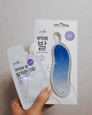 유어비 부탁해 발 부탁해 발 글라스 풋 파일 — 5점을 준 리뷰어가 2019년 4월 올린 사용 사진