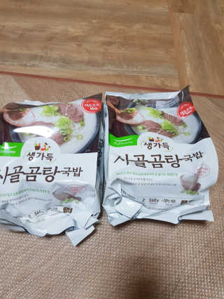 [풀무원] 사골곰탕국밥 황태해장국밥 — 4점을 준 리뷰어가 2018년 6월 올린 사용 사진