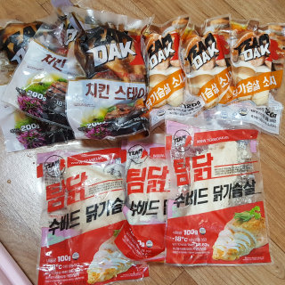 팀닭 닭가슴살, 닭가슴살 소시지, 치킨스테이크 패키지 — 4.5점을 준 리뷰어가 2016년 8월 올린 사용 사진