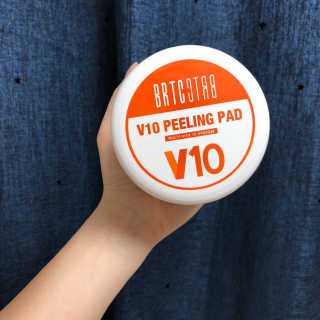 비알티씨 V10 필링패드 — 3.5점을 준 리뷰어가 2019년 1월 올린 사용 사진