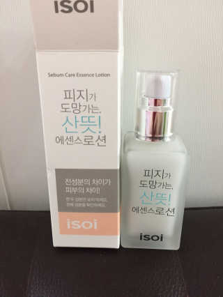 아이소이 피지가 도망가는, 산뜻! 에센스 로션 — 4.33점을 준 리뷰어가 2017년 8월 올린 사용 사진