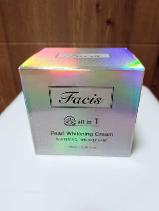 파시스 올인원 진주 화이트닝 크림 100ml — 5점을 준 리뷰어가 2019년 5월 올린 사용 사진