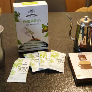 (주)쟈뎅 [쟈뎅] 클래스 신선한 하루 원두+여과지 SET — 5점을 준 리뷰어가 2019년 4월 올린 사용 사진