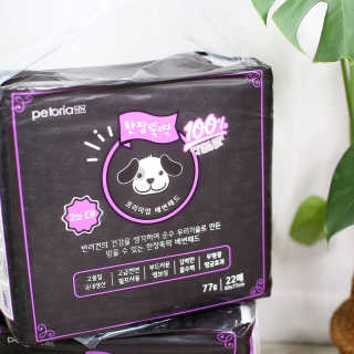 펫토리아 한장뚝딱 NEW 프리미엄 국내산 배변패드 — 5점을 준 리뷰어가 2019년 5월 올린 사용 사진