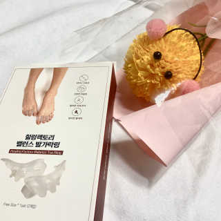 힐링팩토리 밸런스 발가락링 발가락교정기 A1 — 4점을 준 리뷰어가 2020년 3월 올린 사용 사진