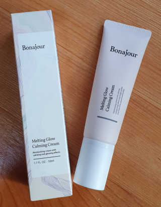 보나쥬르 멜팅 글로우 카밍 크림 50ml — 5점을 준 리뷰어가 2020년 1월 올린 사용 사진
