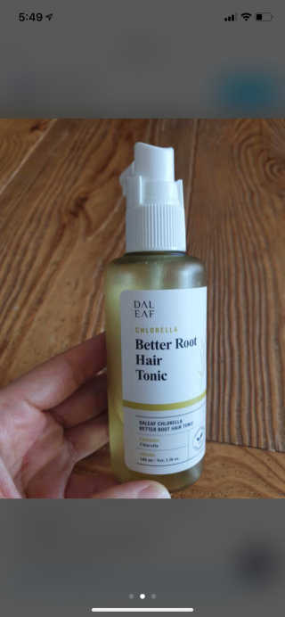 달리프 클로렐라 베러 루트 헤어토닉 100ml — 4점을 준 리뷰어가 2020년 1월 올린 사용 사진