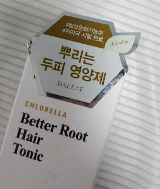 달리프 클로렐라 베러 루트 헤어토닉 100ml — 5점을 준 리뷰어가 2019년 8월 올린 사용 사진