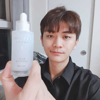 오가나셀 펩타이드 리얼 앰플 — 5점을 준 리뷰어가 2019년 10월 올린 사용 사진