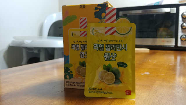 장수농가 리얼깔라만시 원샷 50ml 10팩+보틀 리뷰 사진