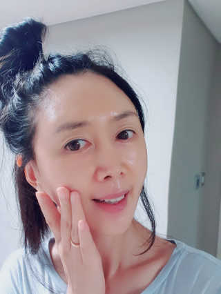 땡큐파머 미라클 에이지 리페어 코튼마스크 — 5점을 준 리뷰어가 2019년 7월 올린 사용 사진