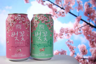 GS25 벚꽃 팝콘 + 벚꽃스파클링 + 벚꽃 청포도 에이드 — 4.33점을 준 리뷰어가 2018년 3월 올린 사용 사진