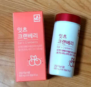 네츄럴굿띵스 잇츠 크랜베리 1병 30일분 — 4점을 준 리뷰어가 2019년 10월 올린 사용 사진