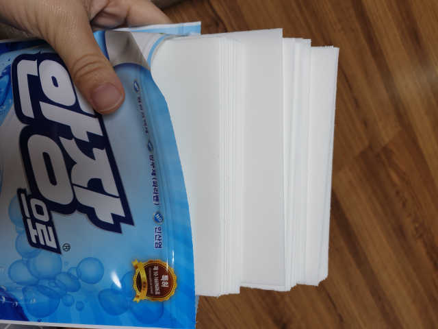 친환경 종이세제 한장으로 리뷰 사진