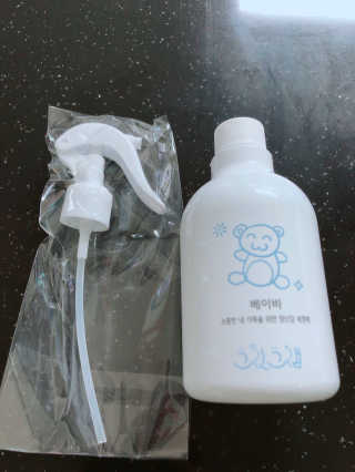 그린그램 베이비 뿌리는 살균 소독제 살균소독수 — 4점을 준 리뷰어가 2020년 3월 올린 사용 사진