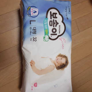 보솜이 리얼코튼 팬티형 — 5점을 준 리뷰어가 2019년 3월 올린 사용 사진