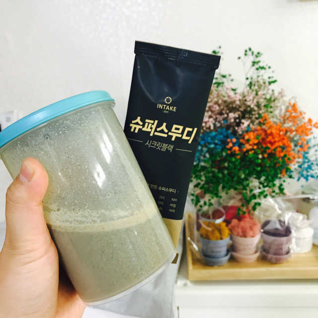 슈퍼스무디 시크릿블랙(30g*14팩) 리뷰 사진