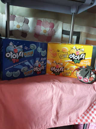 아이셔젤리 레몬맛, 아이셔젤리 블루에이드맛 — 5점을 준 리뷰어가 2019년 3월 올린 사용 사진