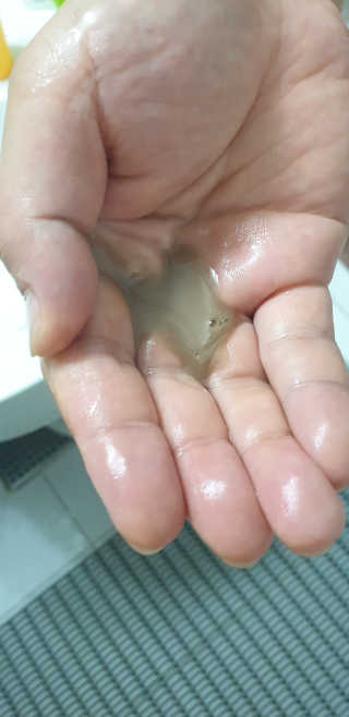 다슈코리아 다슈 데일리 단백질 한방 두피 골드 샴푸 500ml — 4점을 준 리뷰어가 2019년 9월 올린 사용 사진