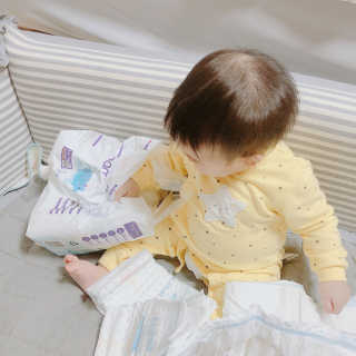 오브맘 밤 프리미엄 아기 기저귀 팬티형 밴드형 — 4.5점을 준 리뷰어가 2020년 11월 올린 사용 사진