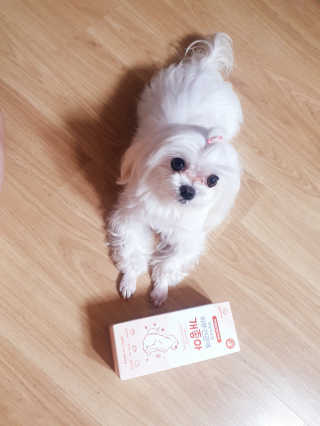 My Pet Care 모발과 모질 피부건강에 개좋아 — 5점을 준 리뷰어가 2021년 1월 올린 사용 사진