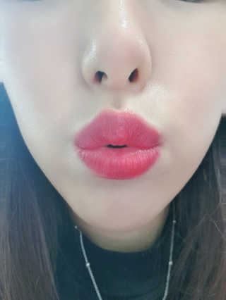 셀프코딩 코드 레드 소프트 립스틱 — 4점을 준 리뷰어가 2020년 7월 올린 사용 사진