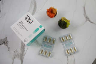 JW중외제약 마이코드 알티지 오메가3 1000 mg — 5점을 준 리뷰어가 2020년 10월 올린 사용 사진