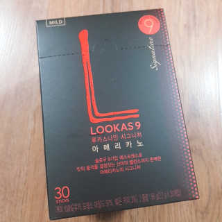 루카스나인 아메리카노 30T, 라떼 10T — 5점을 준 리뷰어가 2020년 4월 올린 사용 사진