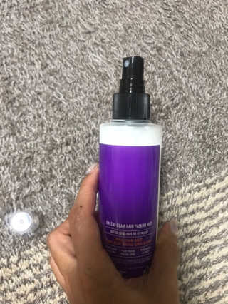 달리프 글램 헤어팩 인미스트 200ml — 5점을 준 리뷰어가 2020년 8월 올린 사용 사진