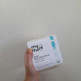 JW중외제약 마이코드 알티지 오메가3 1000 mg — 5점을 준 리뷰어가 2020년 8월 올린 사용 사진