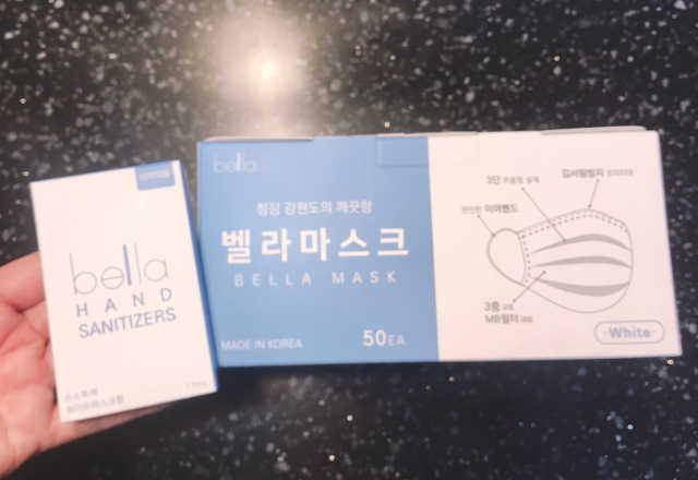 [클린키트] 벨라3중마스크 + 벨라 포켓손소독제 리뷰 사진