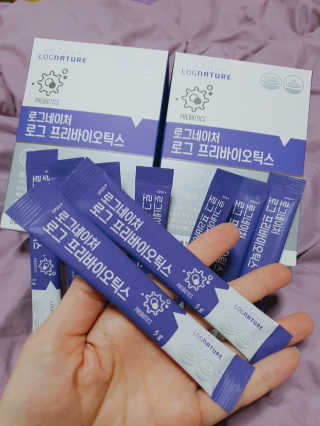 로그네이처 로그 프리바이오틱스 — 5점을 준 리뷰어가 2020년 4월 올린 사용 사진