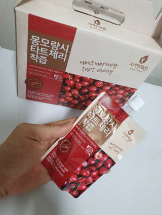 자연에온 몽모랑시 타트체리 착즙 100mL 10개입 2BOX — 5점을 준 리뷰어가 2020년 9월 올린 사용 사진