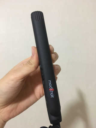 모즈헤어 휴대용 미니 고데기 — 5점을 준 리뷰어가 2020년 11월 올린 사용 사진