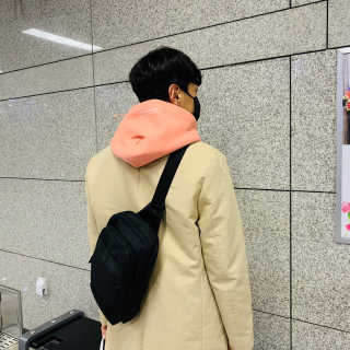 브랜디드라이프스타일코리아 행텐 헤리티지 후드 티셔츠 — 5점을 준 리뷰어가 2020년 11월 올린 사용 사진