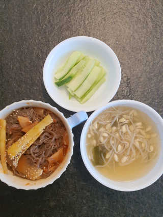 [해주냉면] 신천맛집 매운 비빔냉면 2인분 + 무절임 — 5점을 준 리뷰어가 2020년 5월 올린 사용 사진