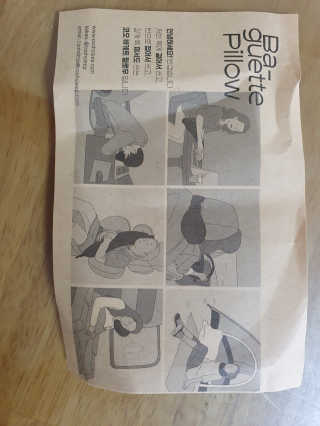 코오 바게트 필로우 메모리폼 목베개 — 5점을 준 리뷰어가 2020년 5월 올린 사용 사진