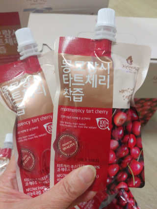 자연에온 몽모랑시 타트체리 착즙 100mL 10개입 2BOX — 4.5점을 준 리뷰어가 2020년 10월 올린 사용 사진