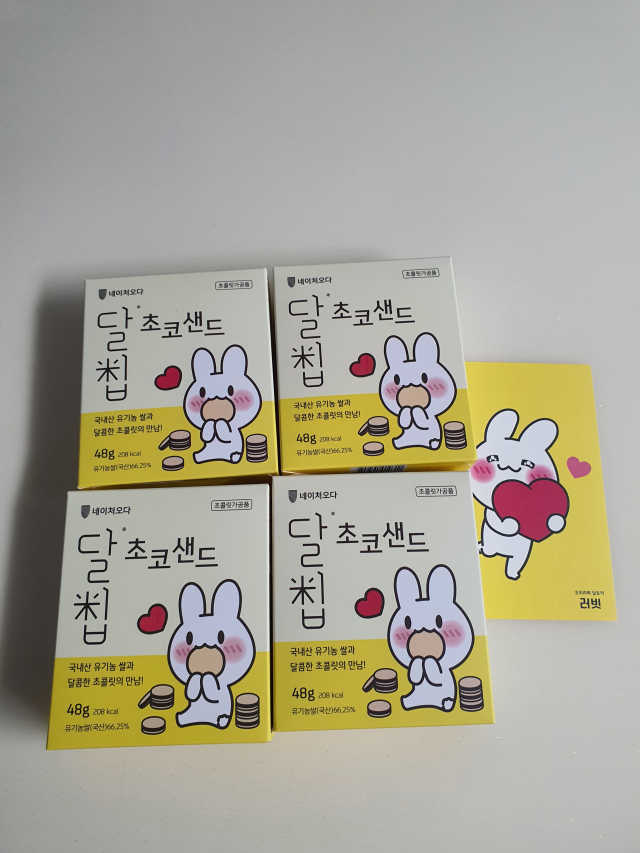 달칩 초코샌드 리뷰 사진